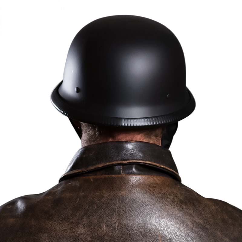 Motorrad-Halbhelm im Klassischen Stil