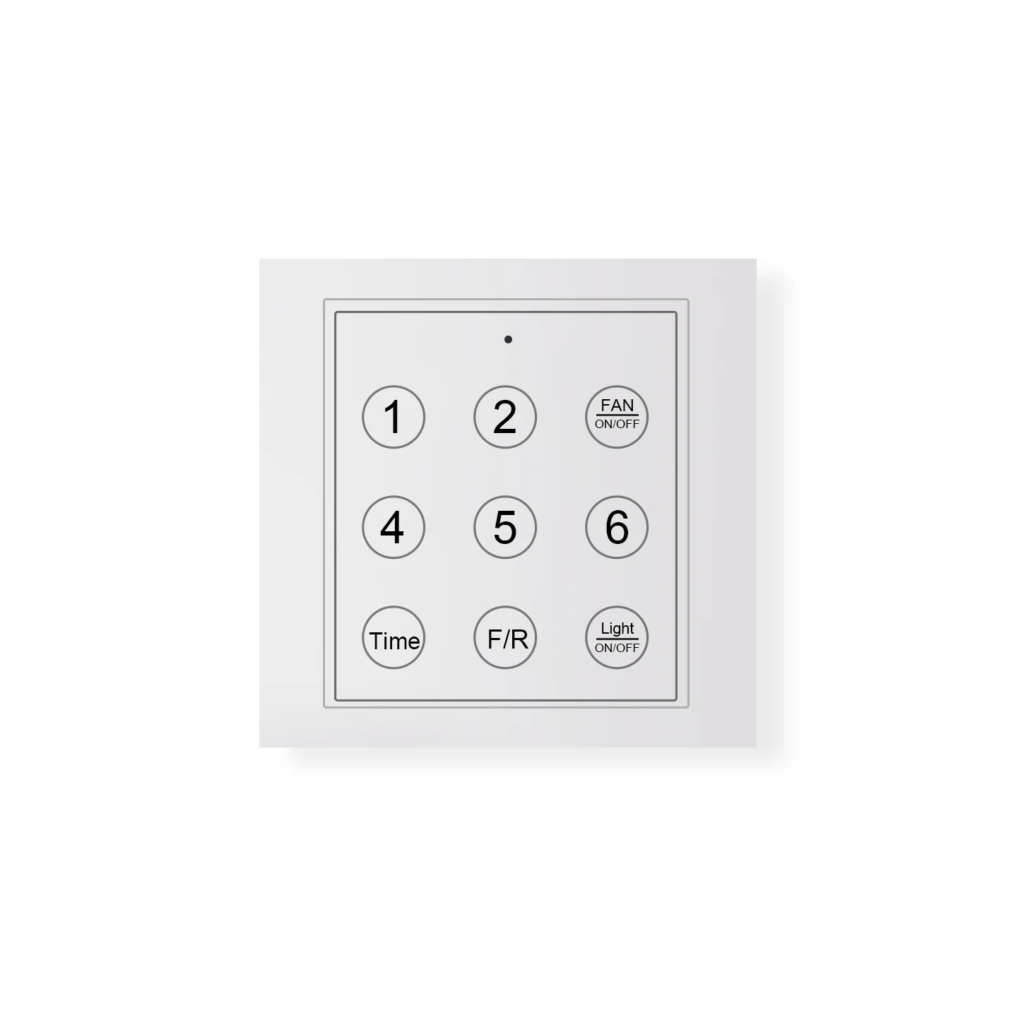 Bunter Deckenventilator im Blütenblatt-Stil mit Beleuchtung