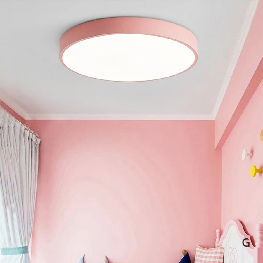 Kreisförmige Led-deckenleuchte Im Skandinavischen Design