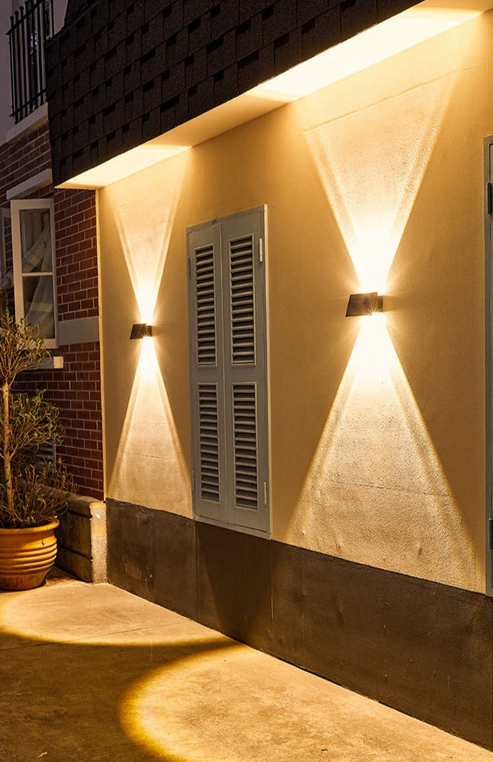 Moderne Elegante Solar-Wandleuchte