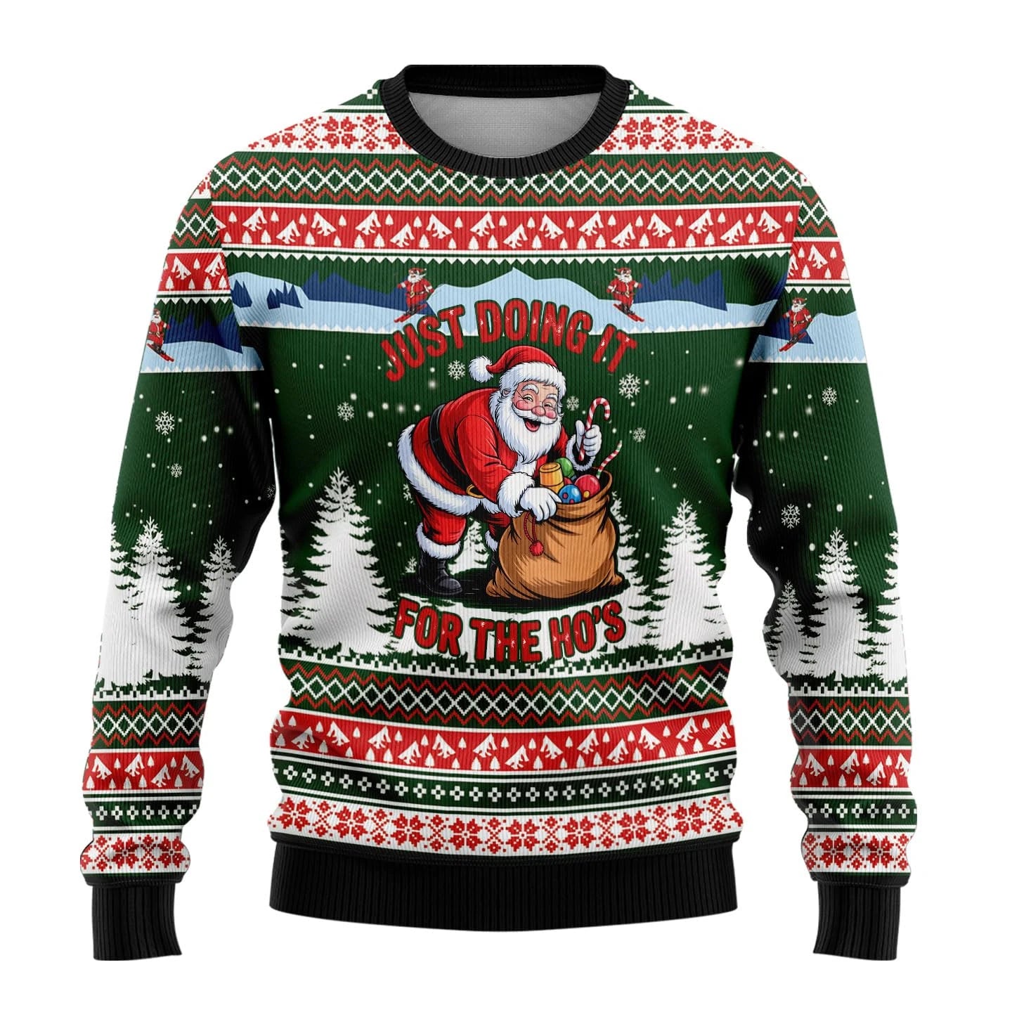 Warme Ugly Xmas Pullover Unisex | Besatzung