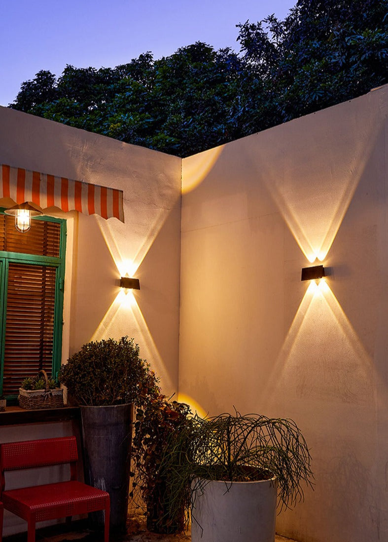 Moderne Elegante Solar-Wandleuchte