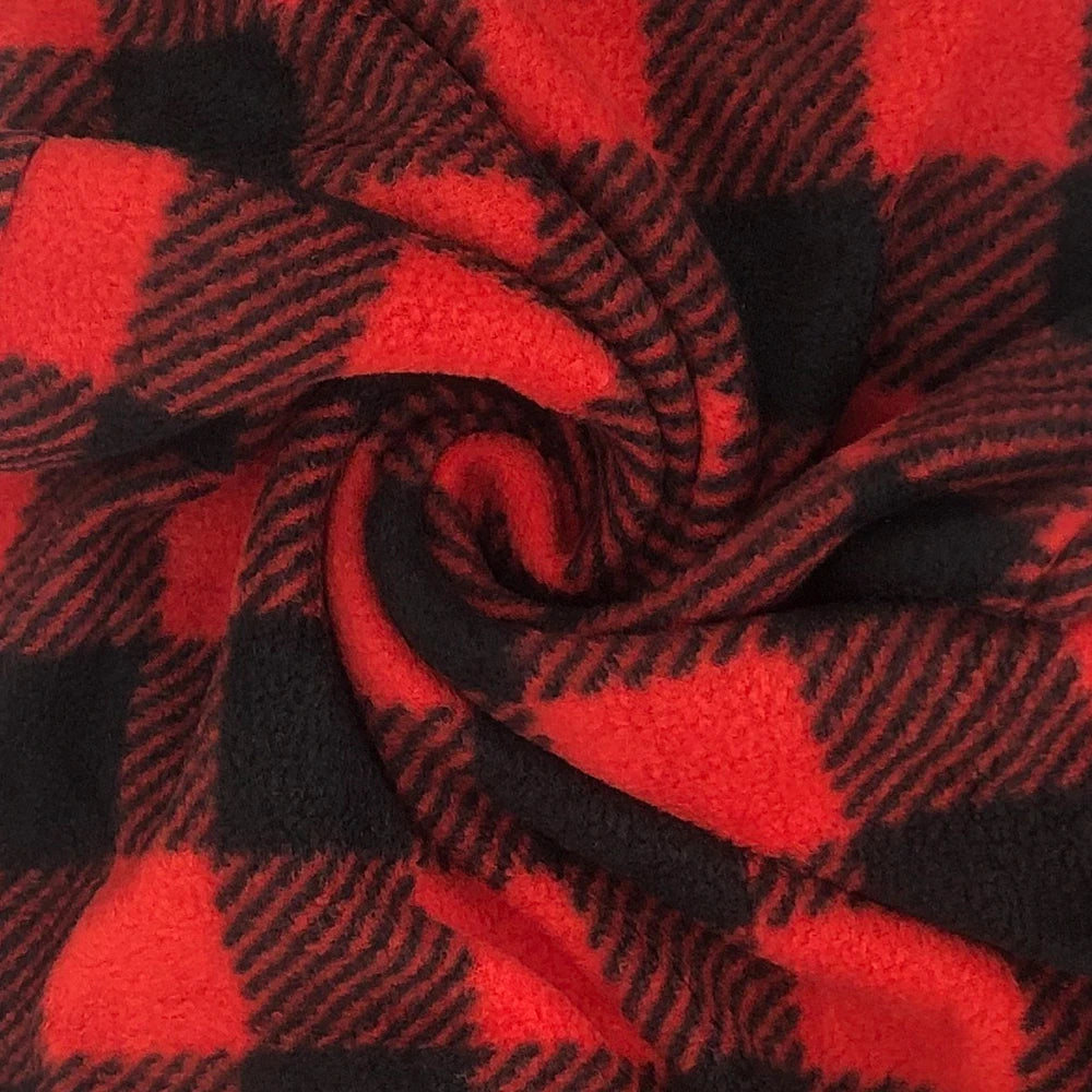 Karomuster Weihnachtspyjama Herren | Mit Taschen