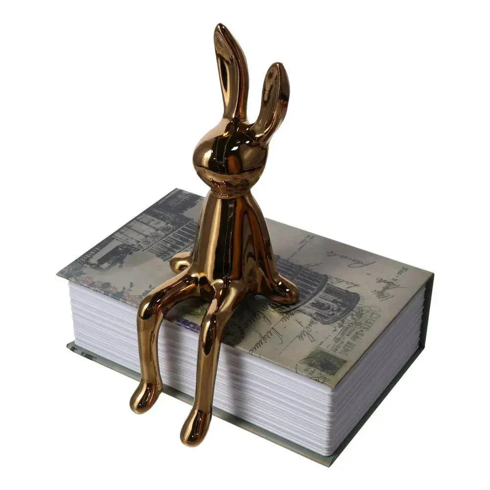 Sitzender Hase Figur für Heimdekoration