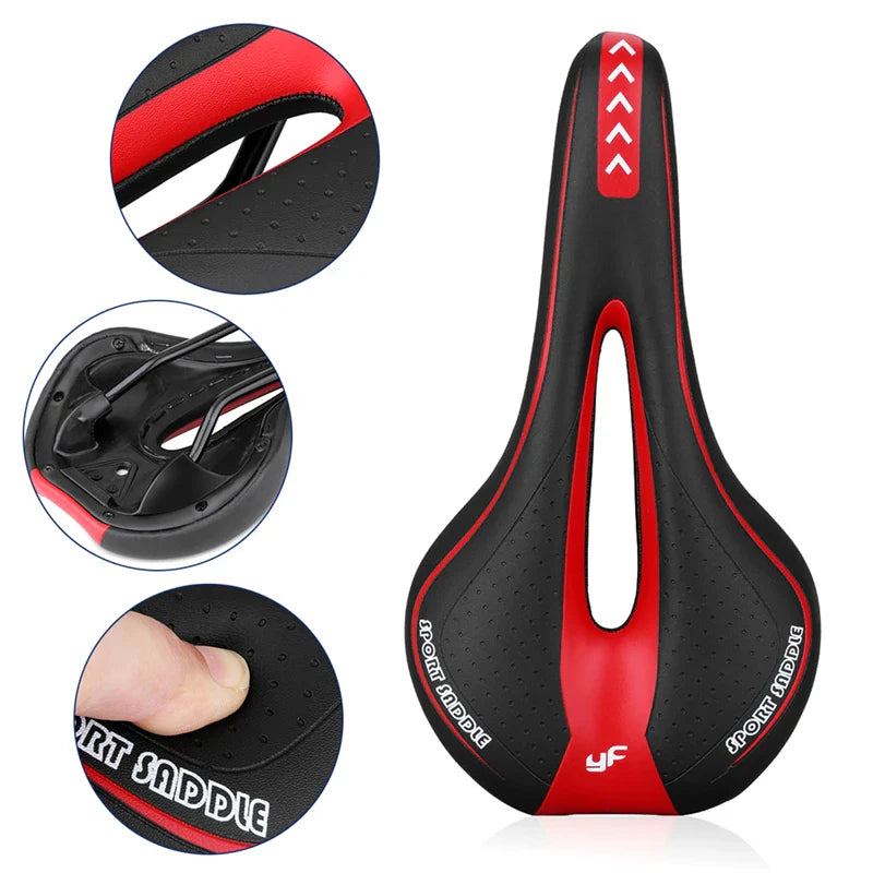Weicher Mountainbike-Sattel mit Hohldesign