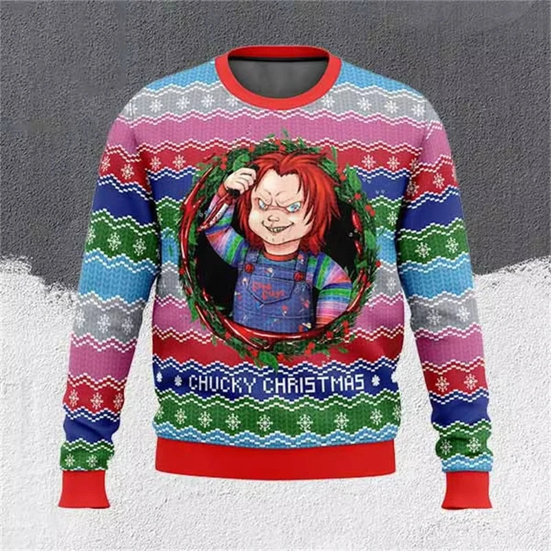 Übergroß Weihnachtspullover Unisex | Grafik
