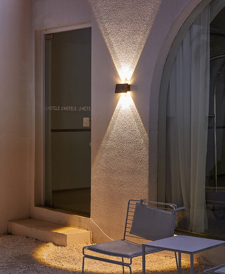 Moderne Elegante Solar-Wandleuchte