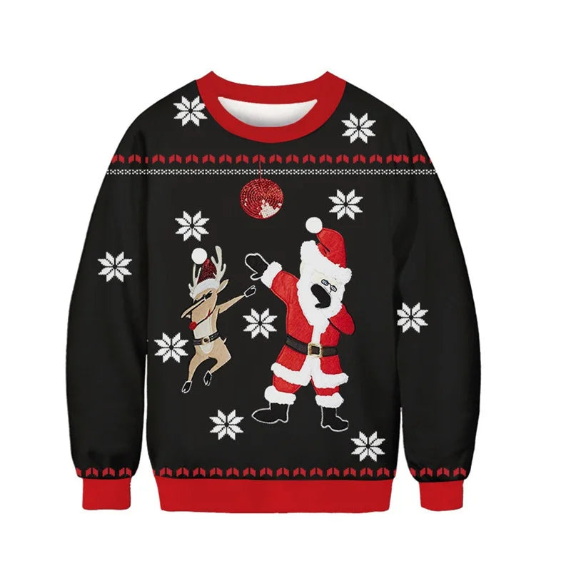 Warme Weihnachtpullover Unisex | 3D Gedruckt