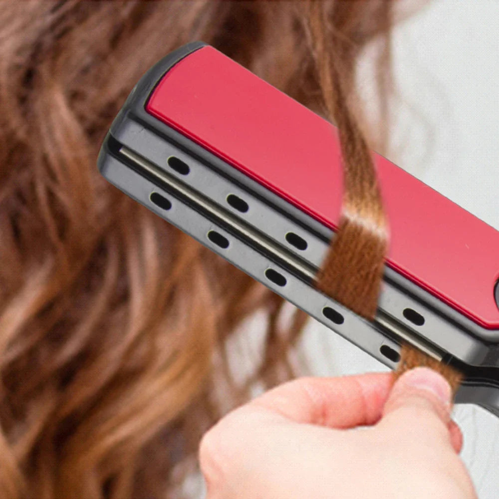 Professioneller Haarglätter mit Breiter Platte und Einstellbarer Temperatur