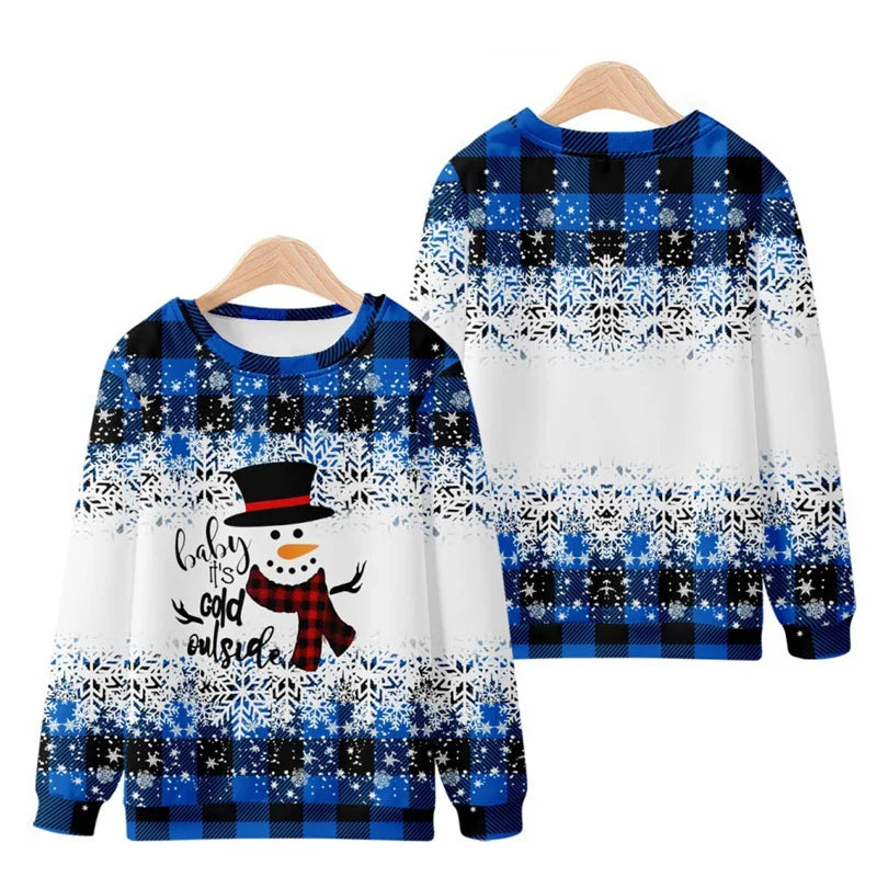 Warme Weihnachtpullover Unisex | 3D Gedruckt