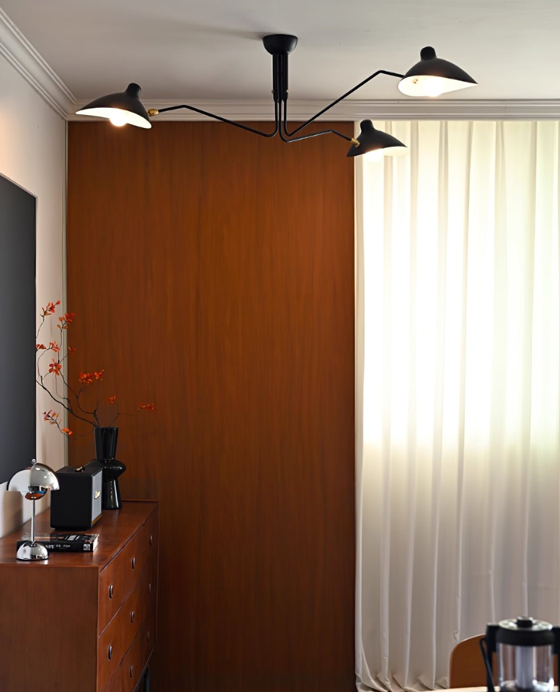 Dreiflammige Retro Deckenleuchte