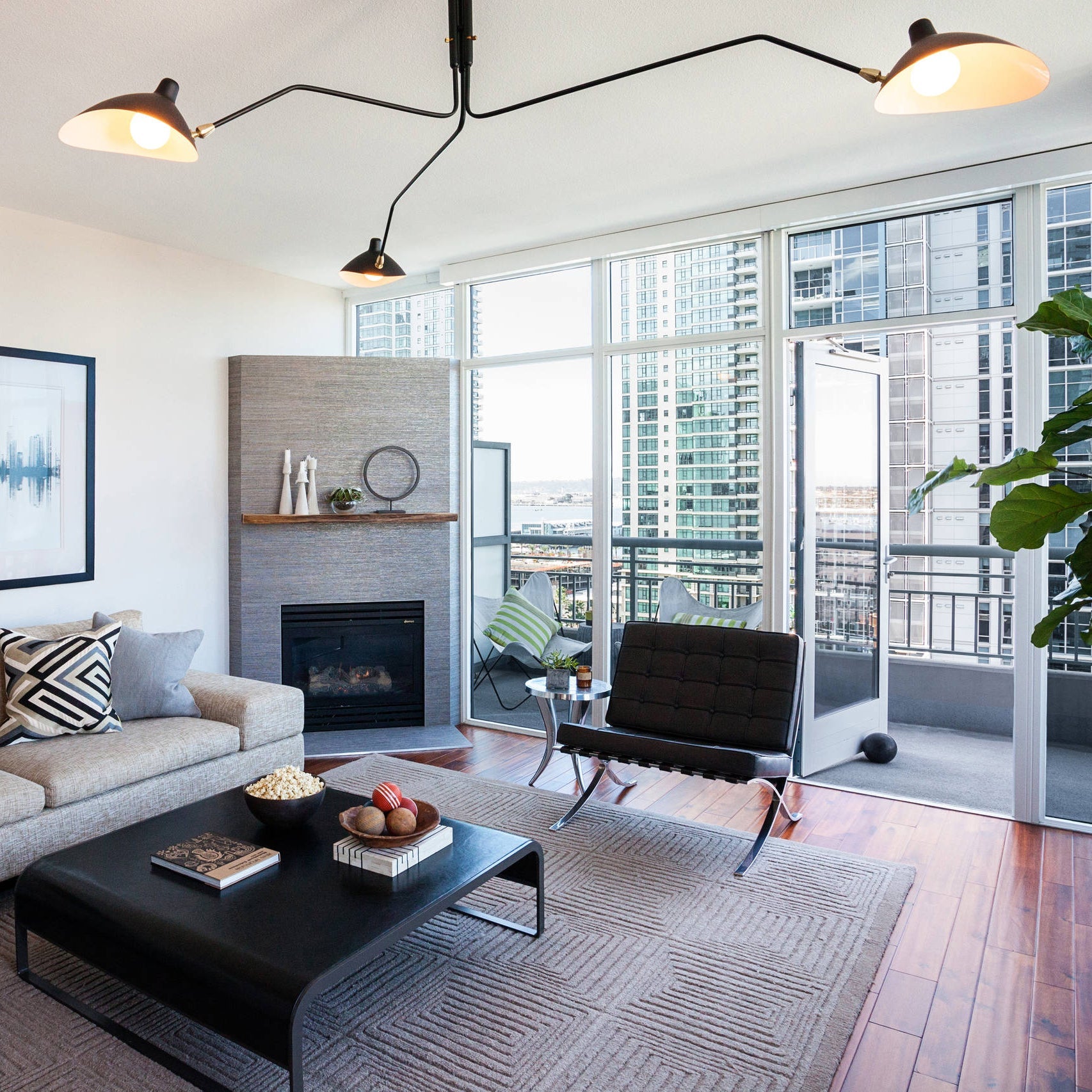 Dreiflammige Retro Deckenleuchte