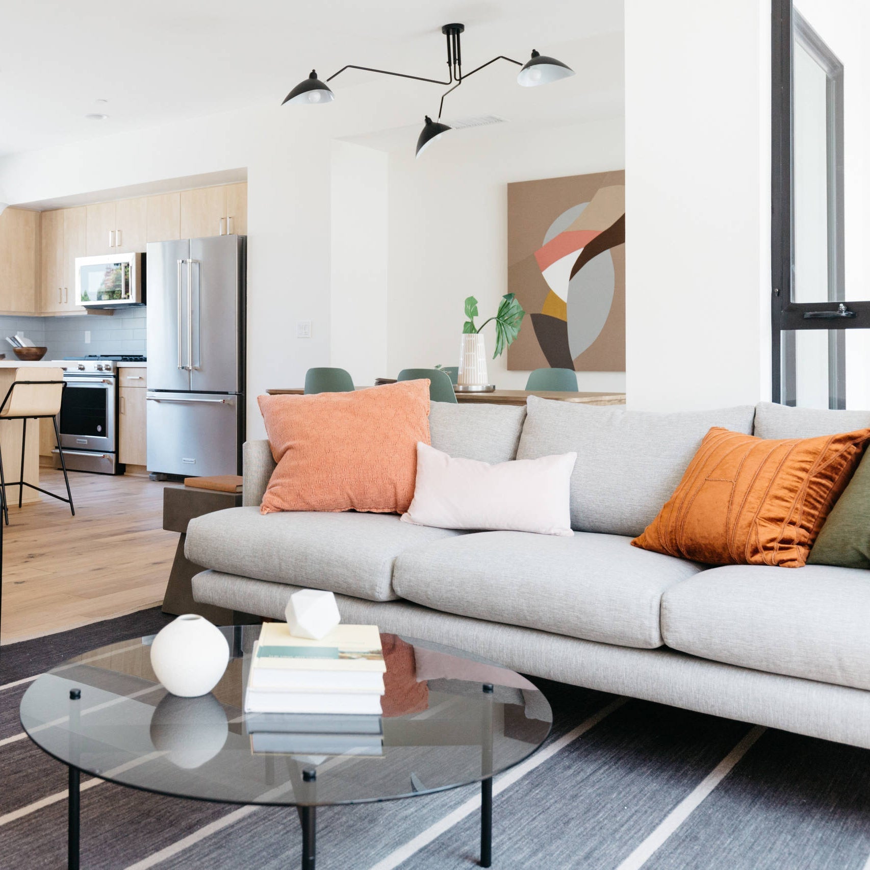 Dreiflammige Retro Deckenleuchte