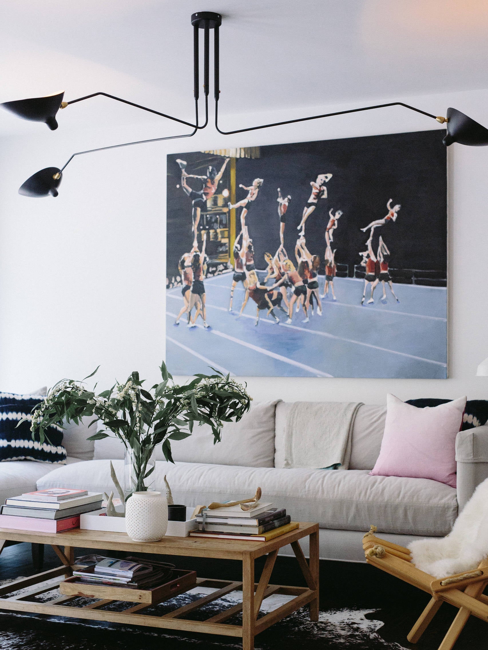 Dreiflammige Retro Deckenleuchte