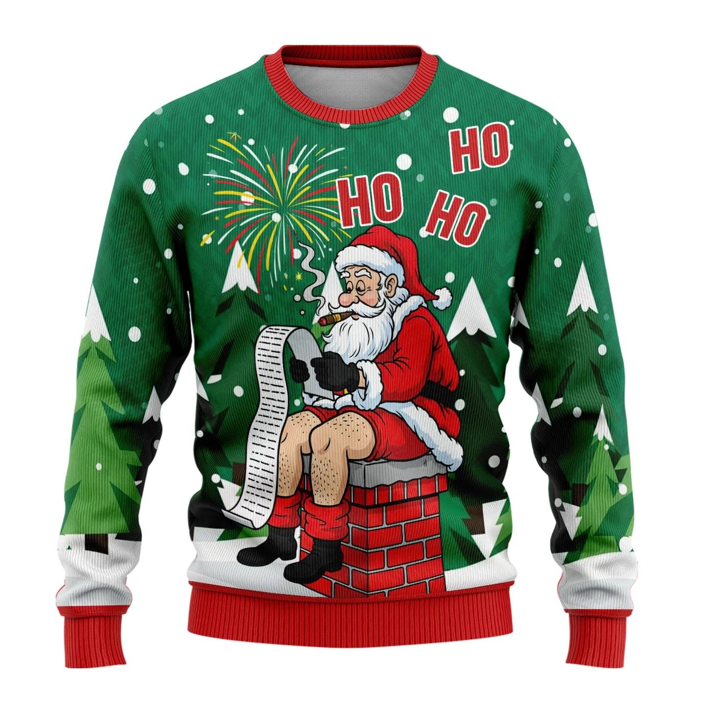 Warme Ugly Xmas Pullover Unisex | Unartiger Weihnachtsmann