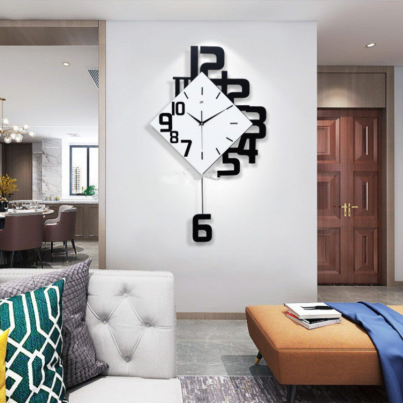 Moderne Geometrische Wanduhr