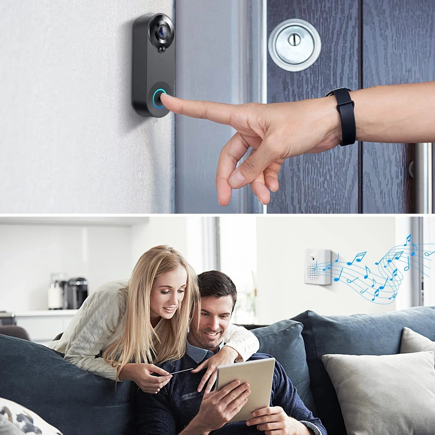 Smarte Kabellose Türklingel Kamera