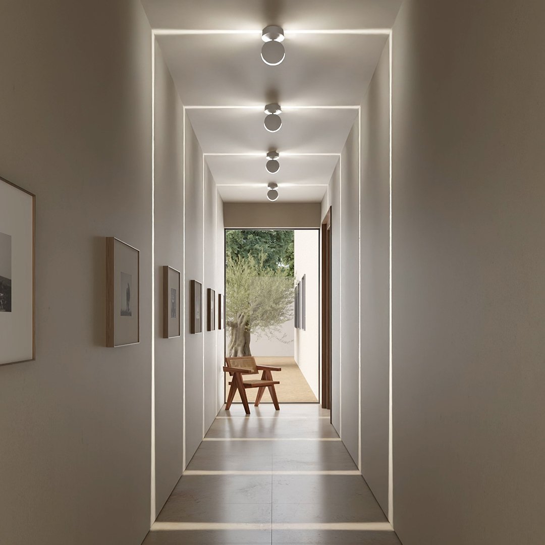 Runde Design LED-Wandleuchte