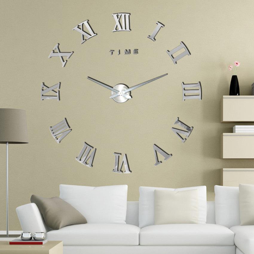 Anpassbare Große 3D-Wanduhr