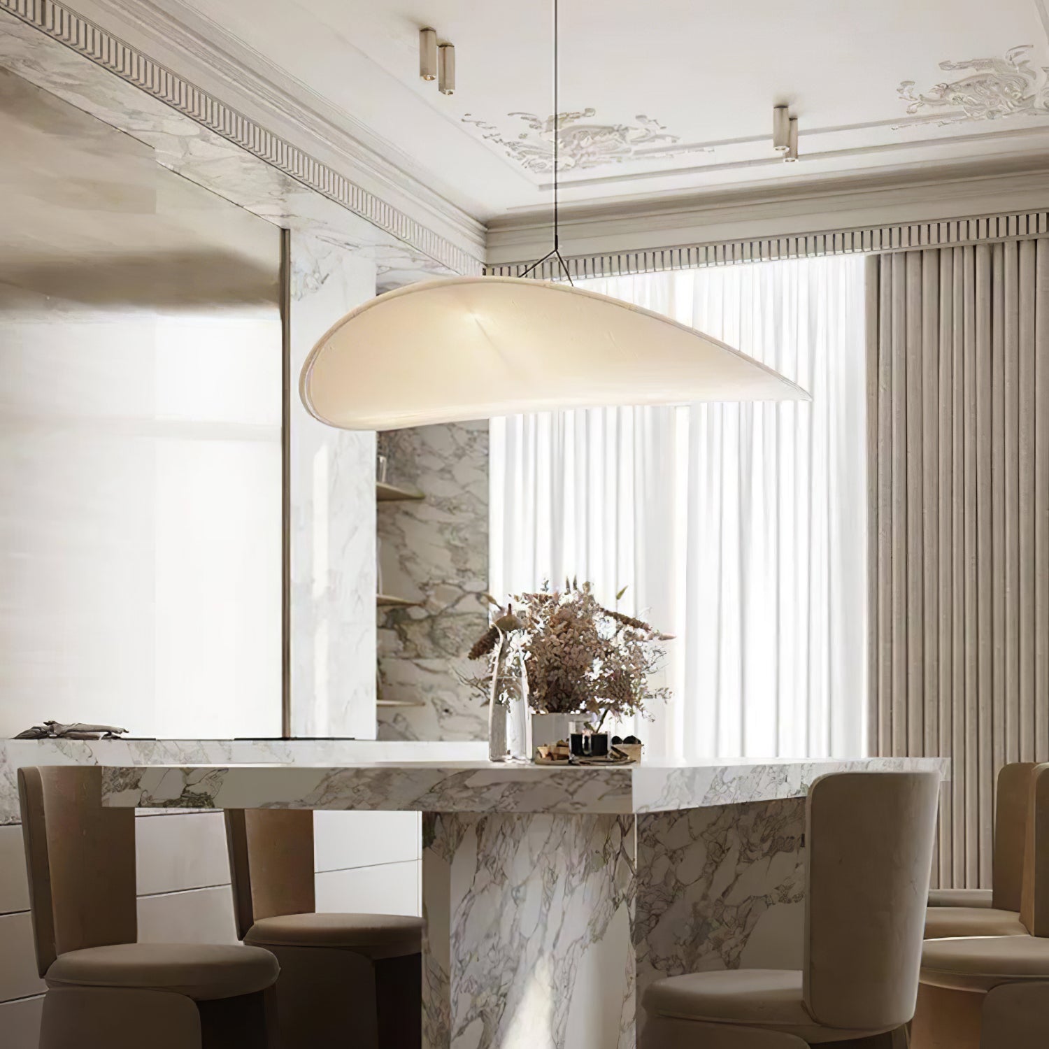 Moderne Nordische Pendelleuchte Im Wolkenform