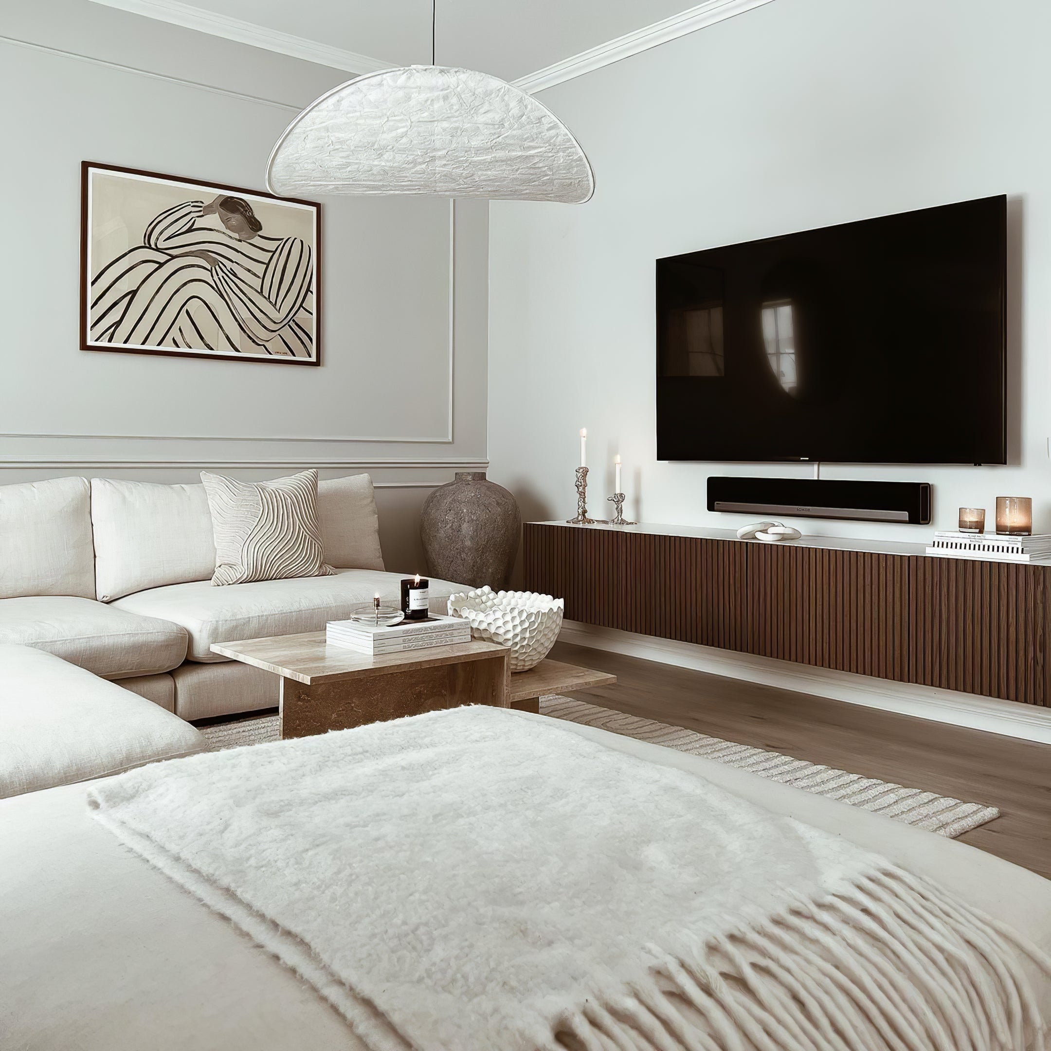 Moderne Nordische Pendelleuchte Im Wolkenform