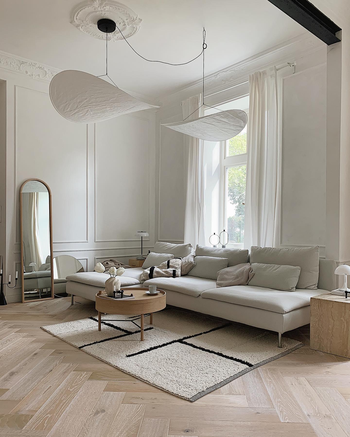 Moderne Nordische Pendelleuchte Im Wolkenform