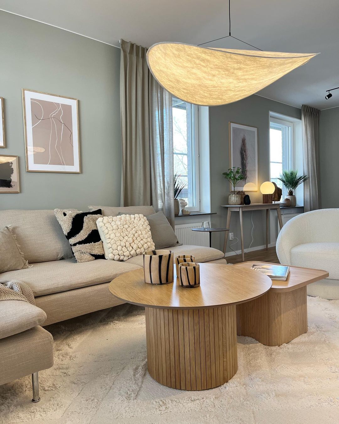 Moderne Nordische Pendelleuchte Im Wolkenform