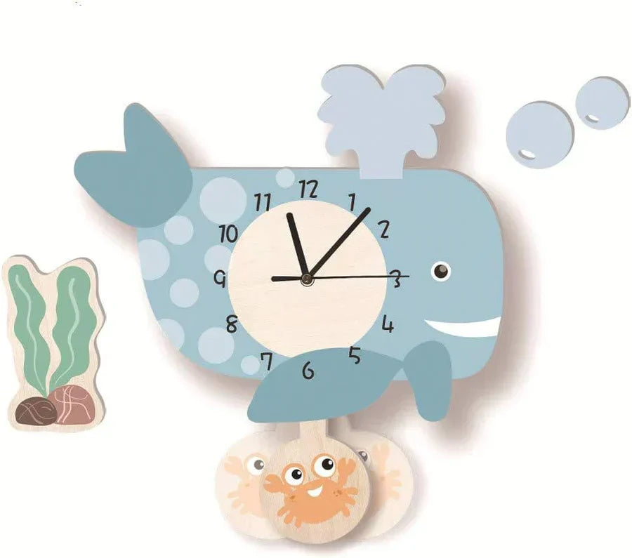 Kinder-Pendel-Wanduhr