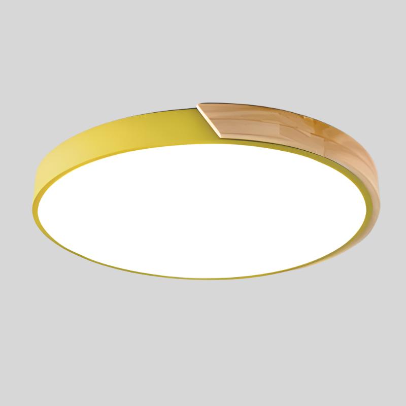Variant image for Kreisförmige LED-Deckenleuchte im Skandinavischen Design für Wohnzimmer und Schlafzimmer-13