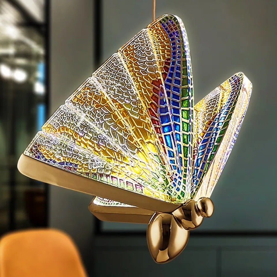 Elegante Schmetterlings-LED-Pendelleuchte