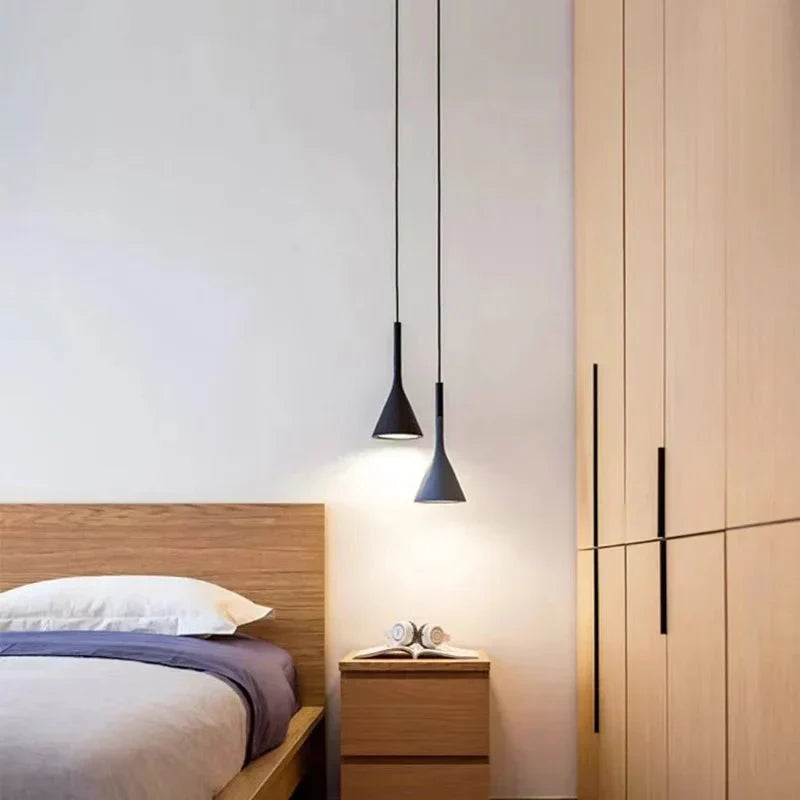 Zeitgenössische Kegel Design Pendelleuchte mit Verstellbarem Kabel