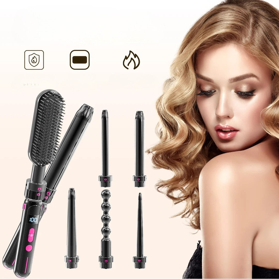 7-in-1 Elektro Lockenstab Set