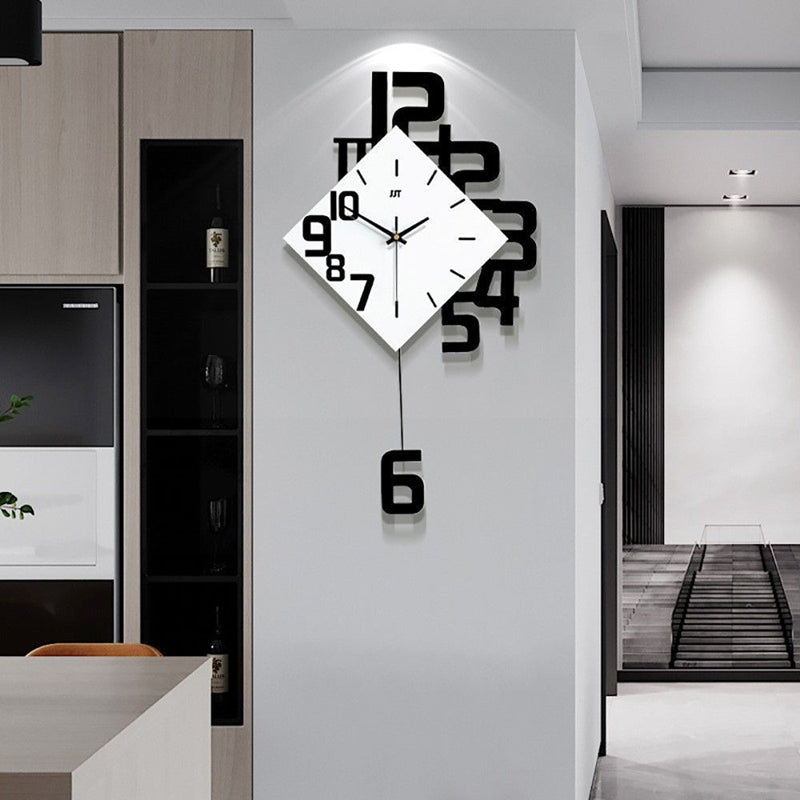 Moderne Geometrische Wanduhr