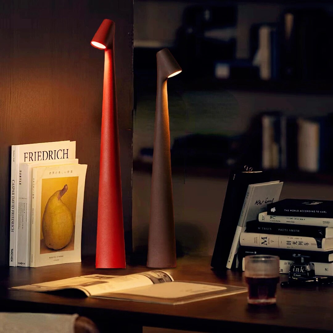 Minimalistische Tragbare LED Tischlampe