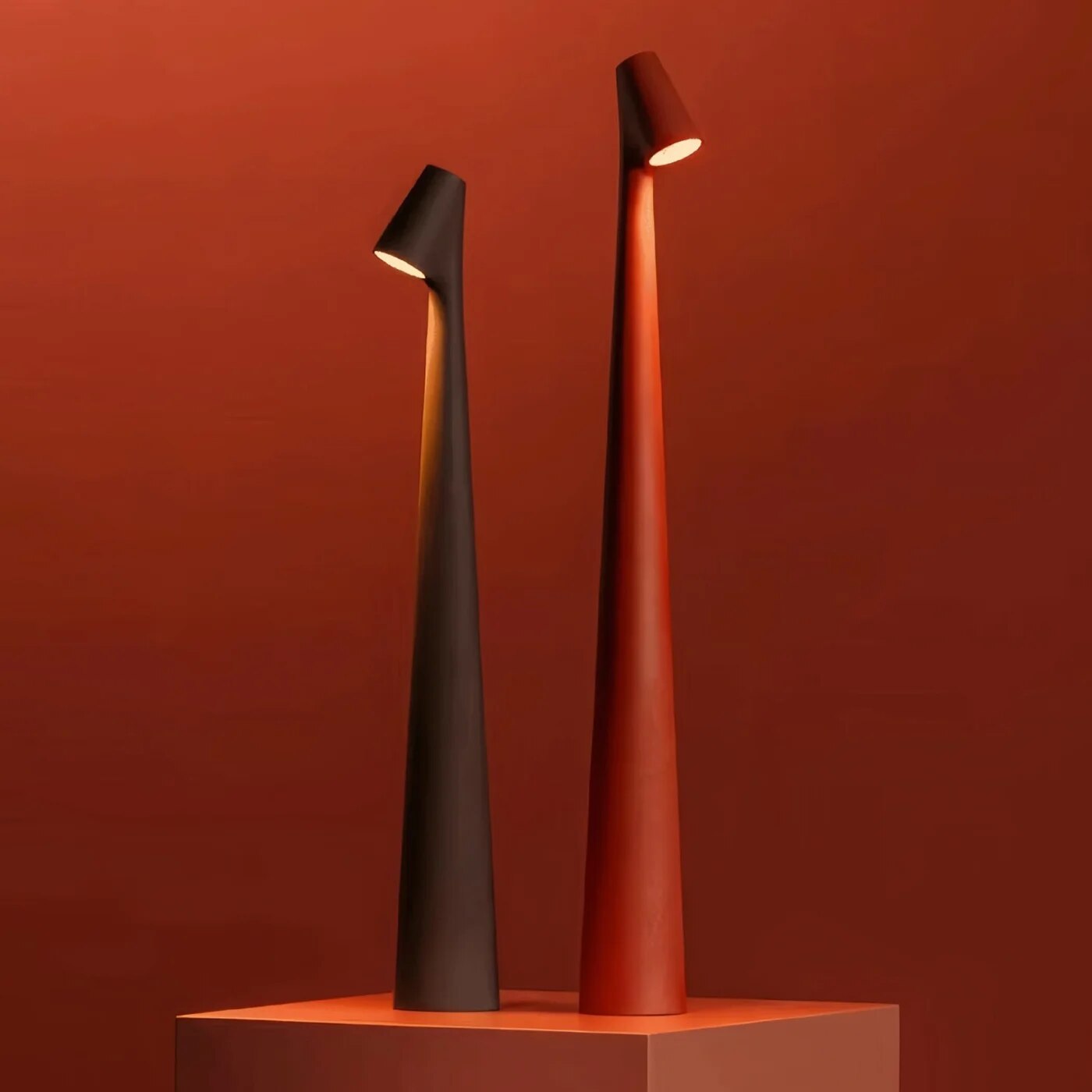 Minimalistische Tragbare LED Tischlampe