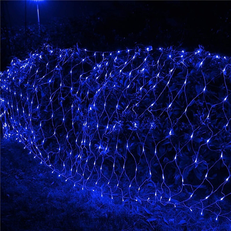 Weihnachts licher LED-Lichtervorhang für den Außenbereich