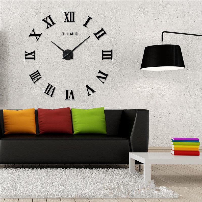Anpassbare Große 3D-Wanduhr