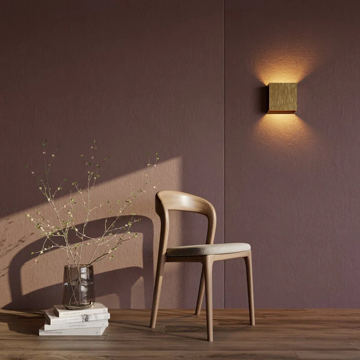 Minimalistische Quadratische Led-Wandleuchte