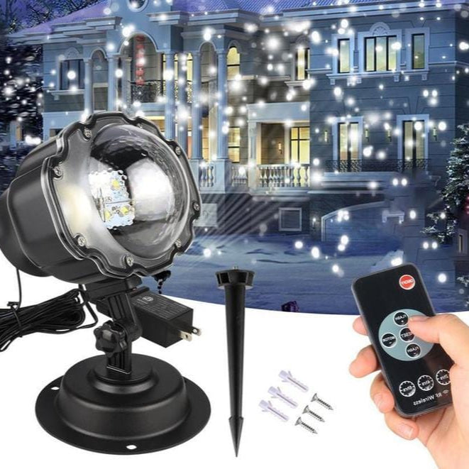 Weihnachts-LED-Schneefall-Projektorlicht