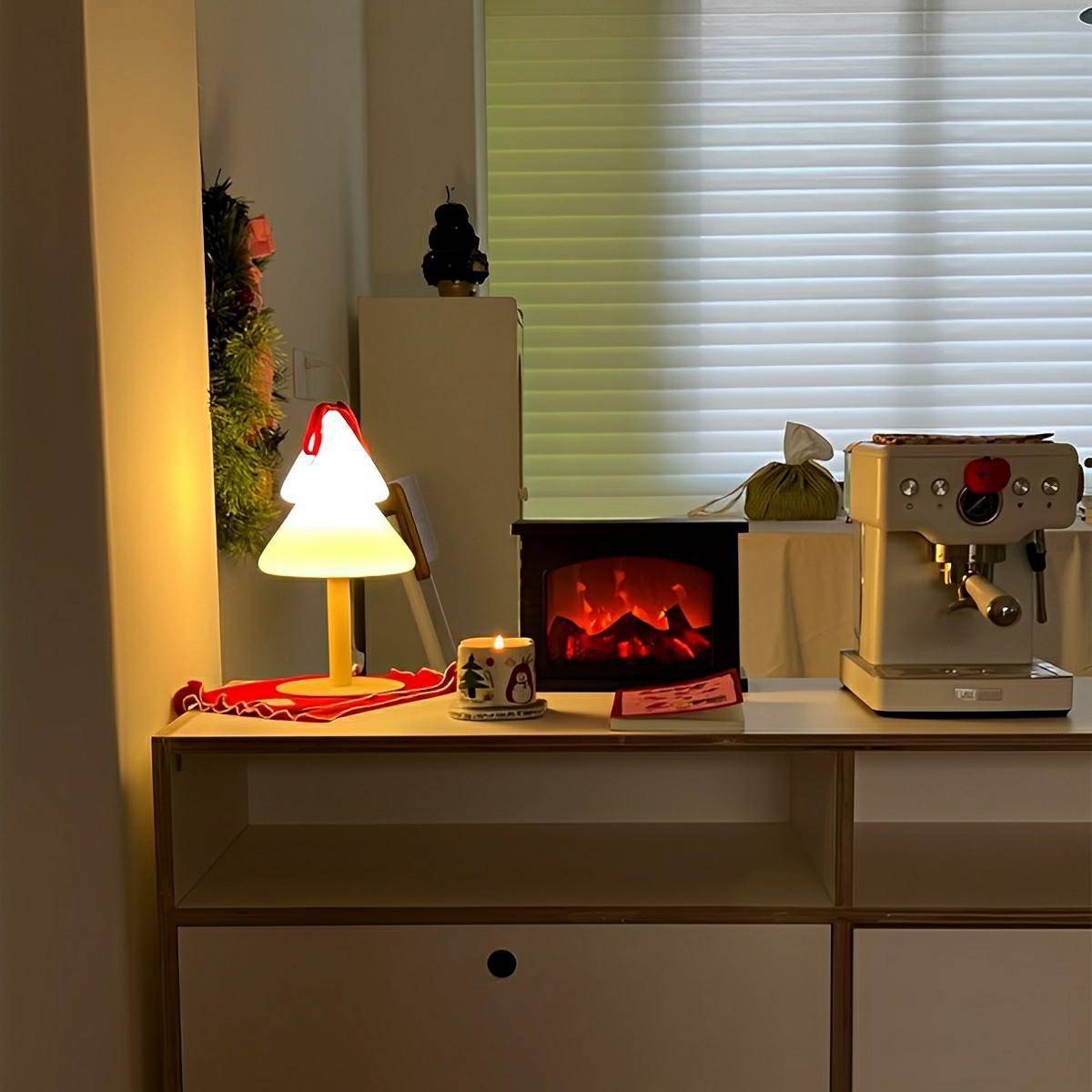 Moderne Weihnachts baum-LED-Tischlampe