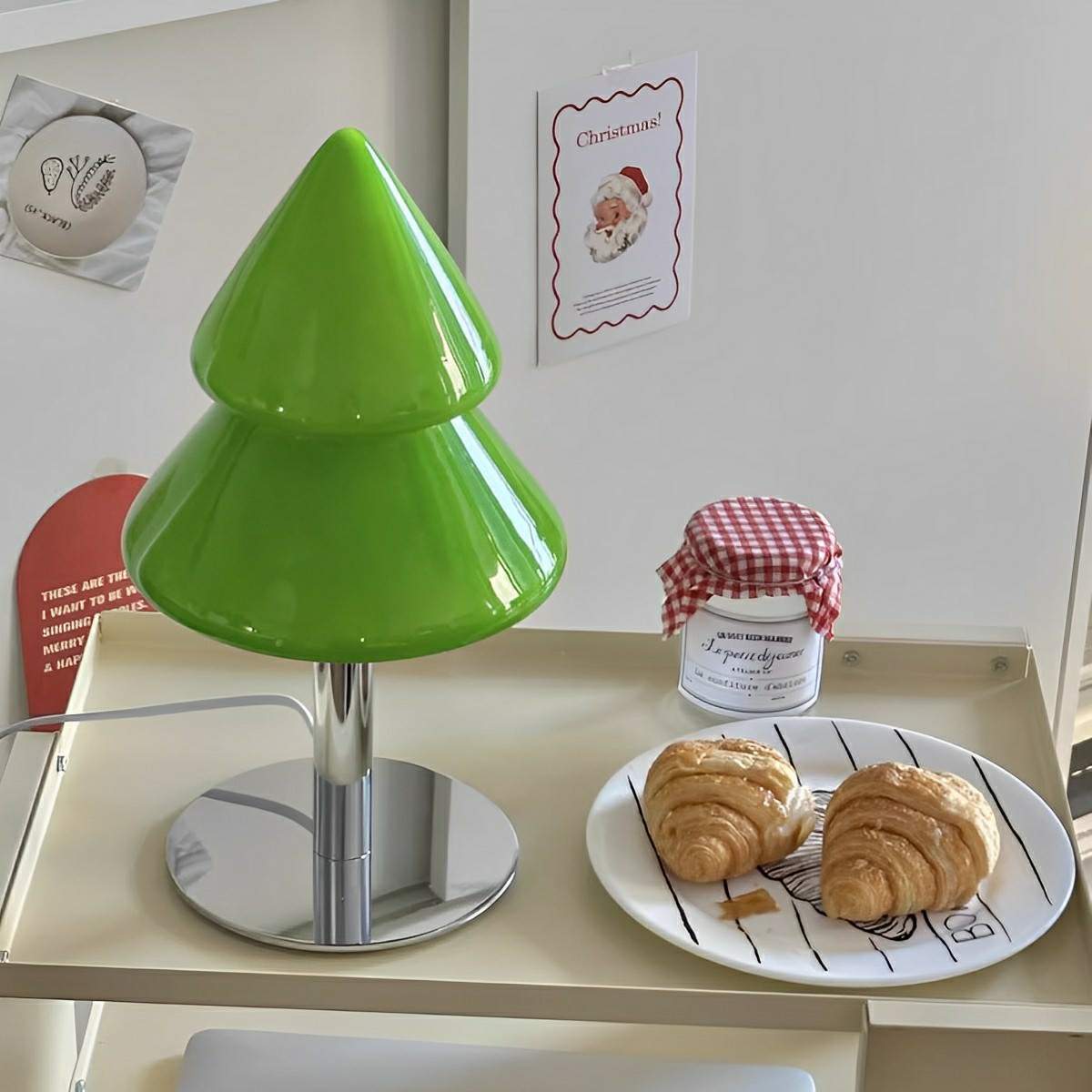 Moderne Weihnachts baum-LED-Tischlampe