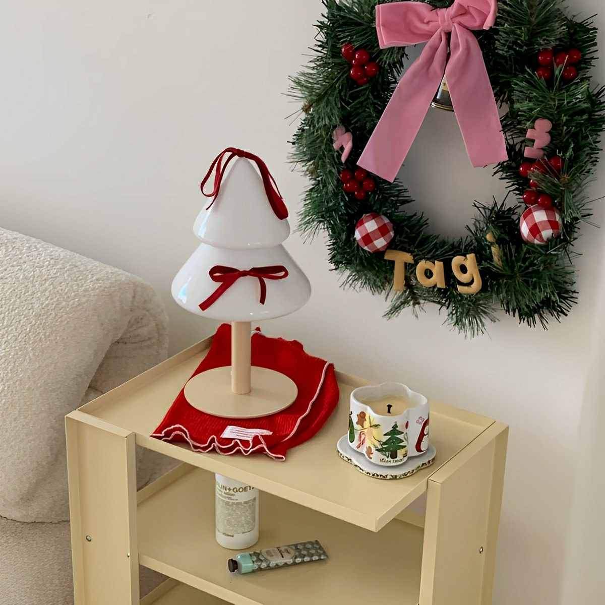 Moderne Weihnachts baum-LED-Tischlampe