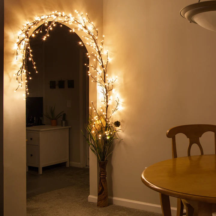 LED-Zweig-Wandleuchte für Weihnachtsdekoration