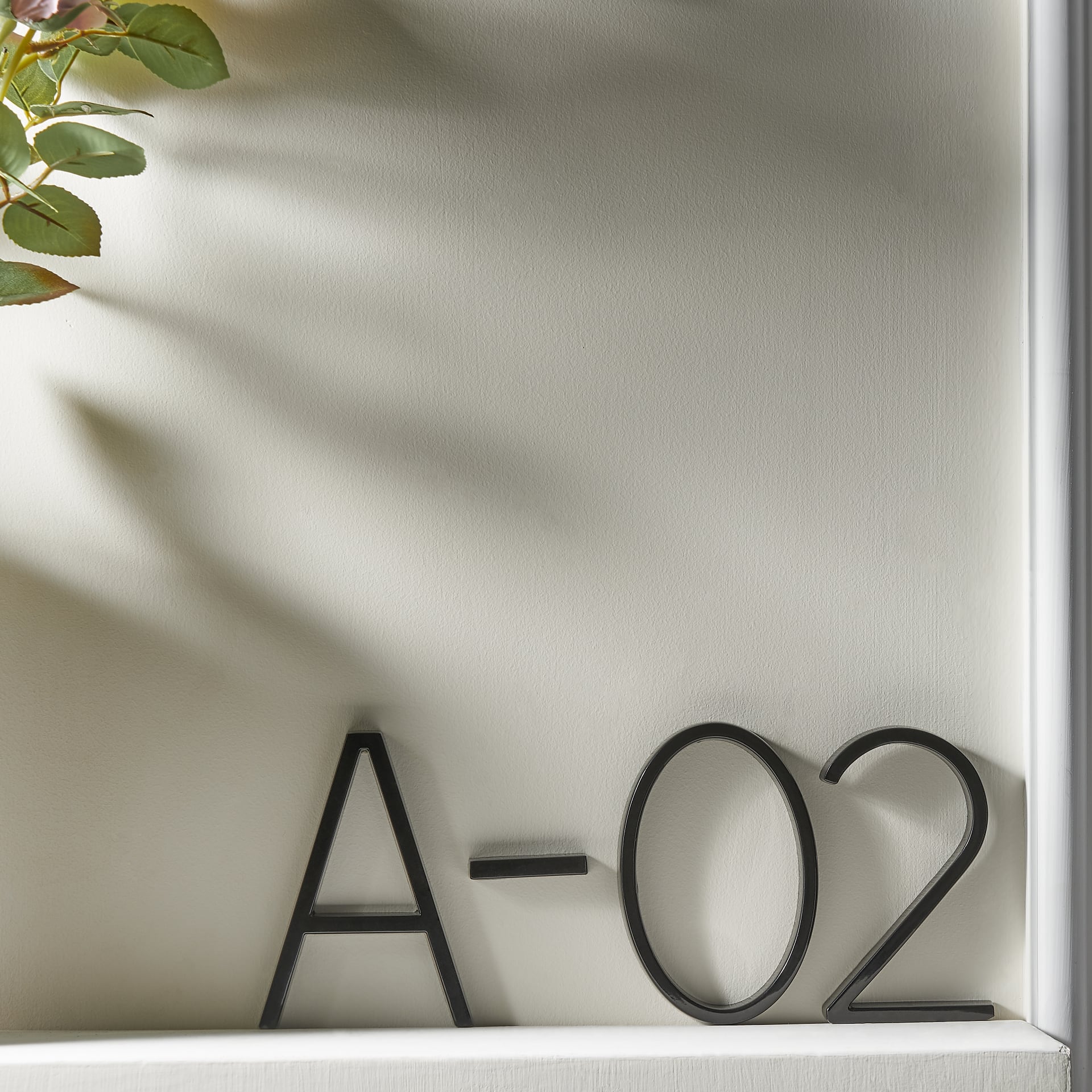 Moderne Hausnummern und Buchstaben für Haus und Büro