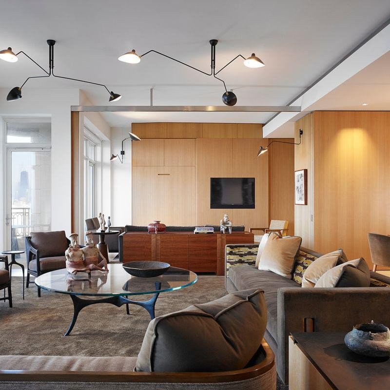 Dreiflammige Retro Deckenleuchte