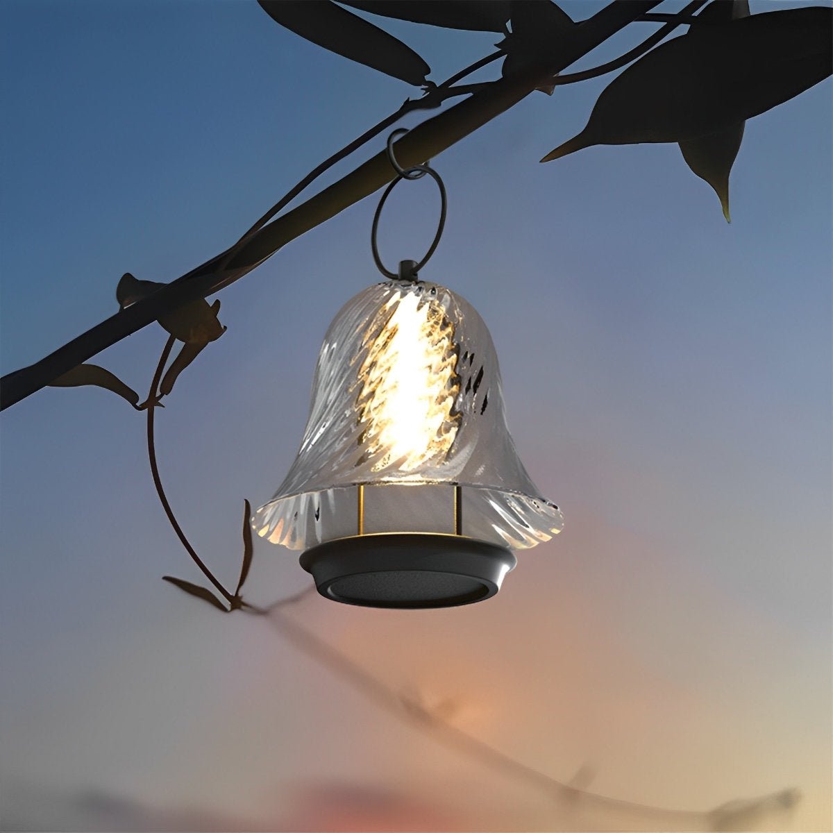 Solar-Weihnachts lichter in Glockenform für Garten und Veranda