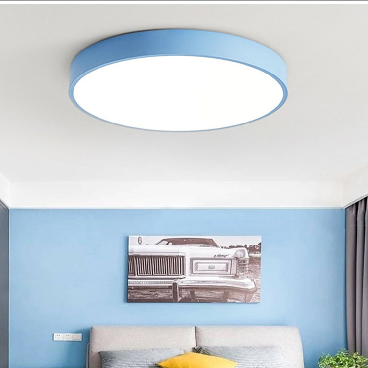 Kreisförmige Led-deckenleuchte Im Skandinavischen Design