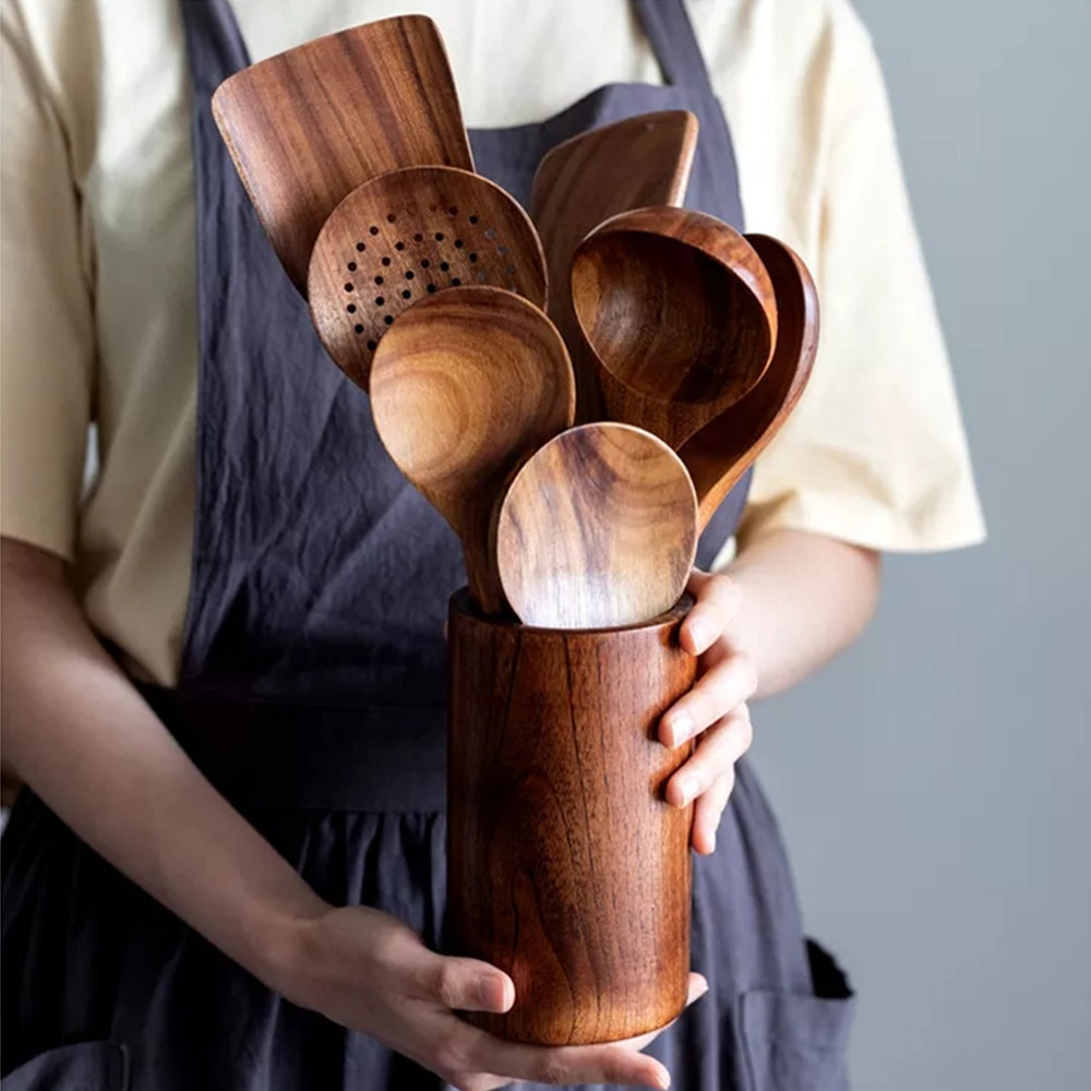 Küchenutensilien-Set mit Halter