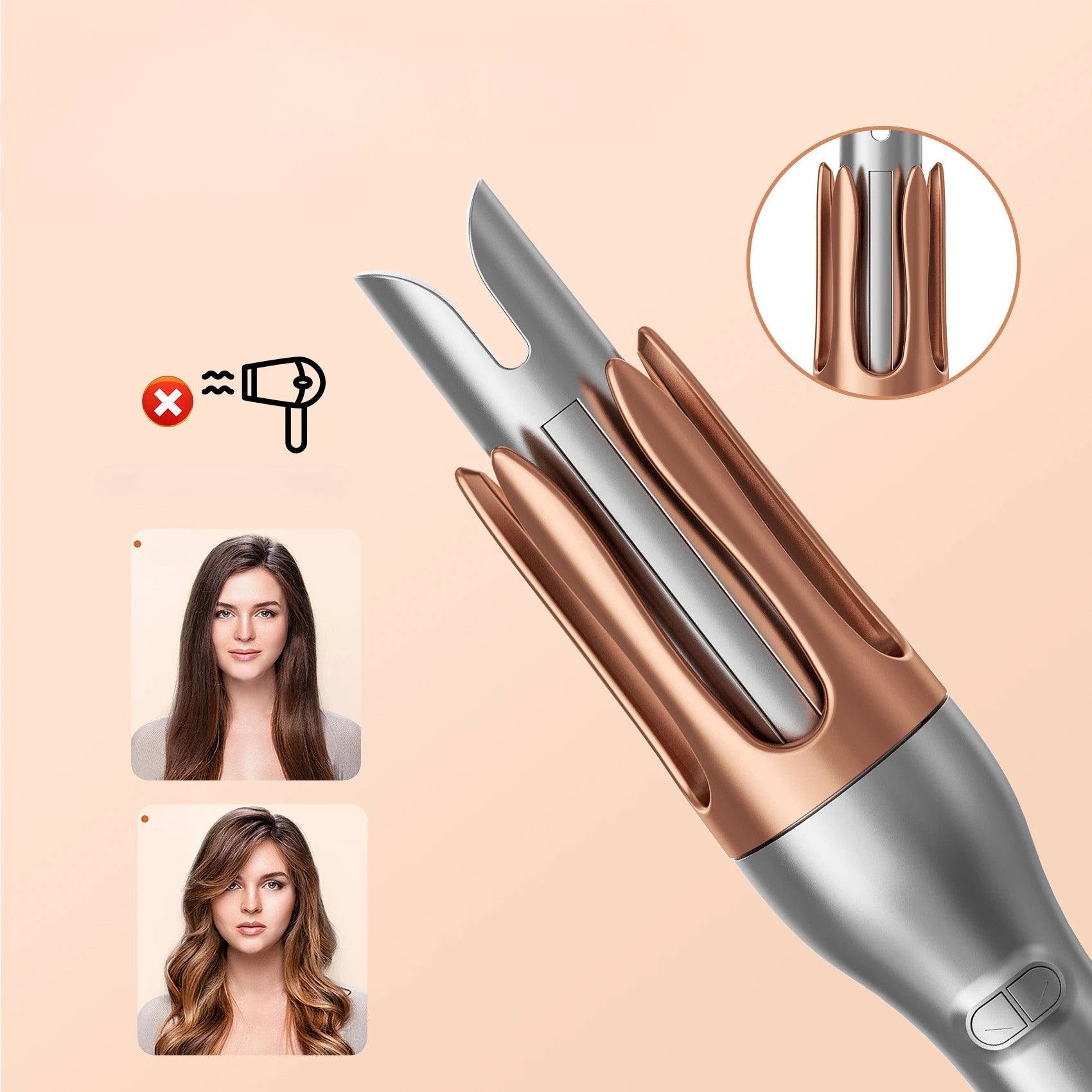 Automatische Drehung Lockenstab