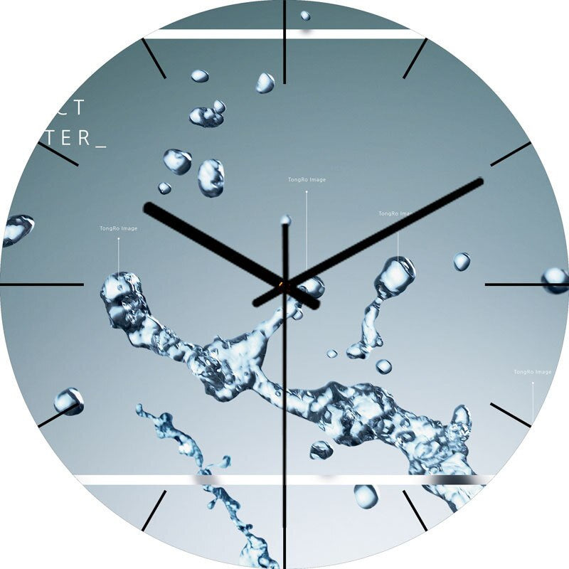 Moderne Runde Wanduhr für Ästhetische Raumdekoration